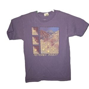Petrified Forest National Park Fred Harvey Shirt Men’s L Purple USA